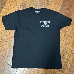Assholes Live Forever Black Tee